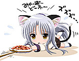 Konachan.com   79559 angel beats! catgirl chibi fai food tachibana kanade