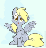 444762  safe solo derpy+hooves cute happy adorable artist colon egophiliac