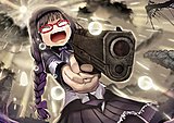 Click image for larger version

Name:	Konachan.com+-+111518+akemi_homura+black_hair+bow+braids+city+clouds+crying+glasses+gun+headband.jpg
Views:	6
Size:	163.4 KB
ID:	58397