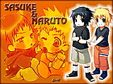 Sasuke and Naruto chibi