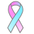 Pink And Blue Ribbon